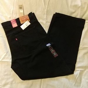 NWT black Levis 569 jeans 42" waist, 30" inseam